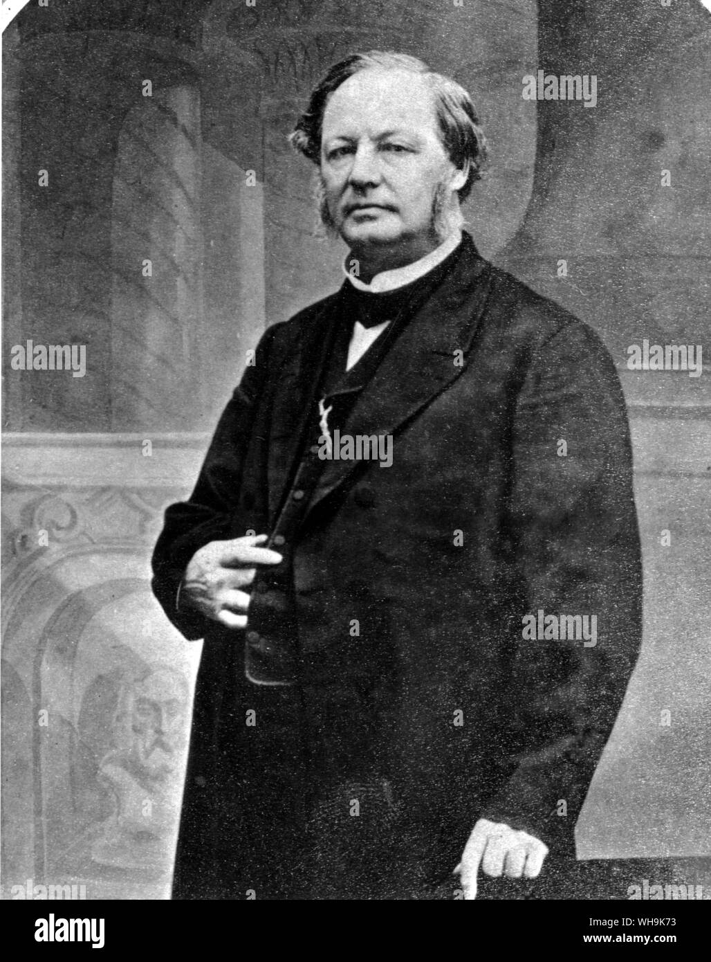 Jervis Langdon Schwiegervater von Mark Twain 1835-1910 US-Schriftsteller und Journalist Stockfoto