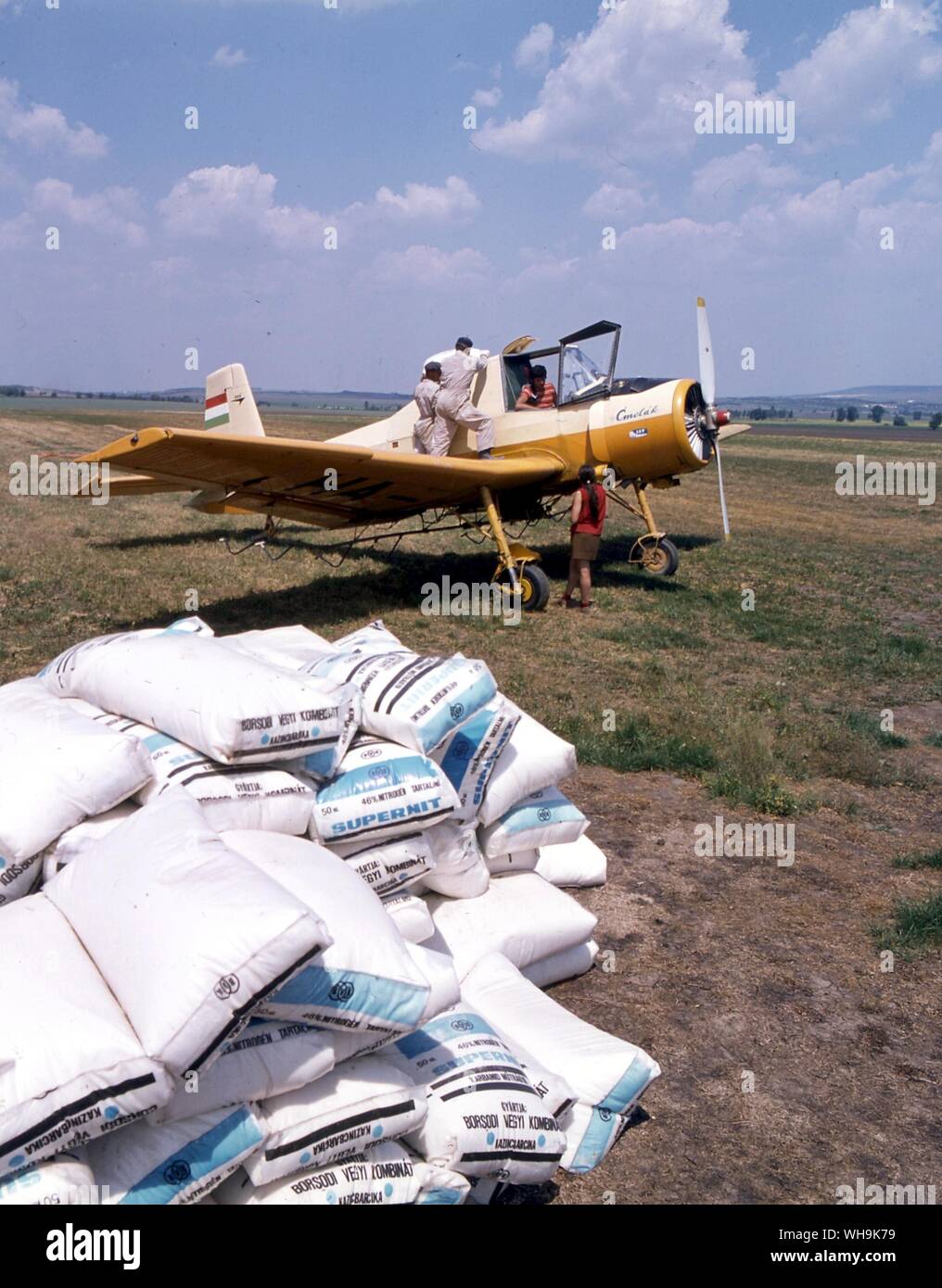 Nicht identifizierte Flugzeug TRs Stockfoto