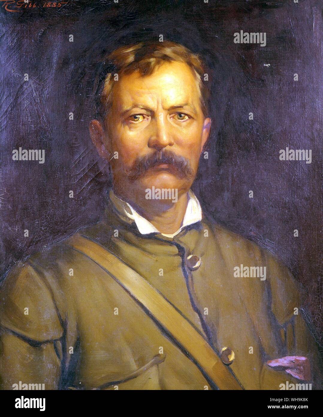 Henry Morton Stanley 1841-1904 Anglo American Explorer und Journalist in Wales geboren Stockfoto