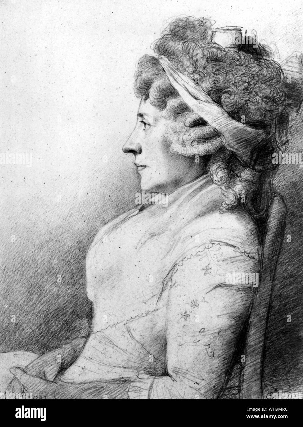 Hesta Lynch Piozzi durch G. Tanz Stockfoto