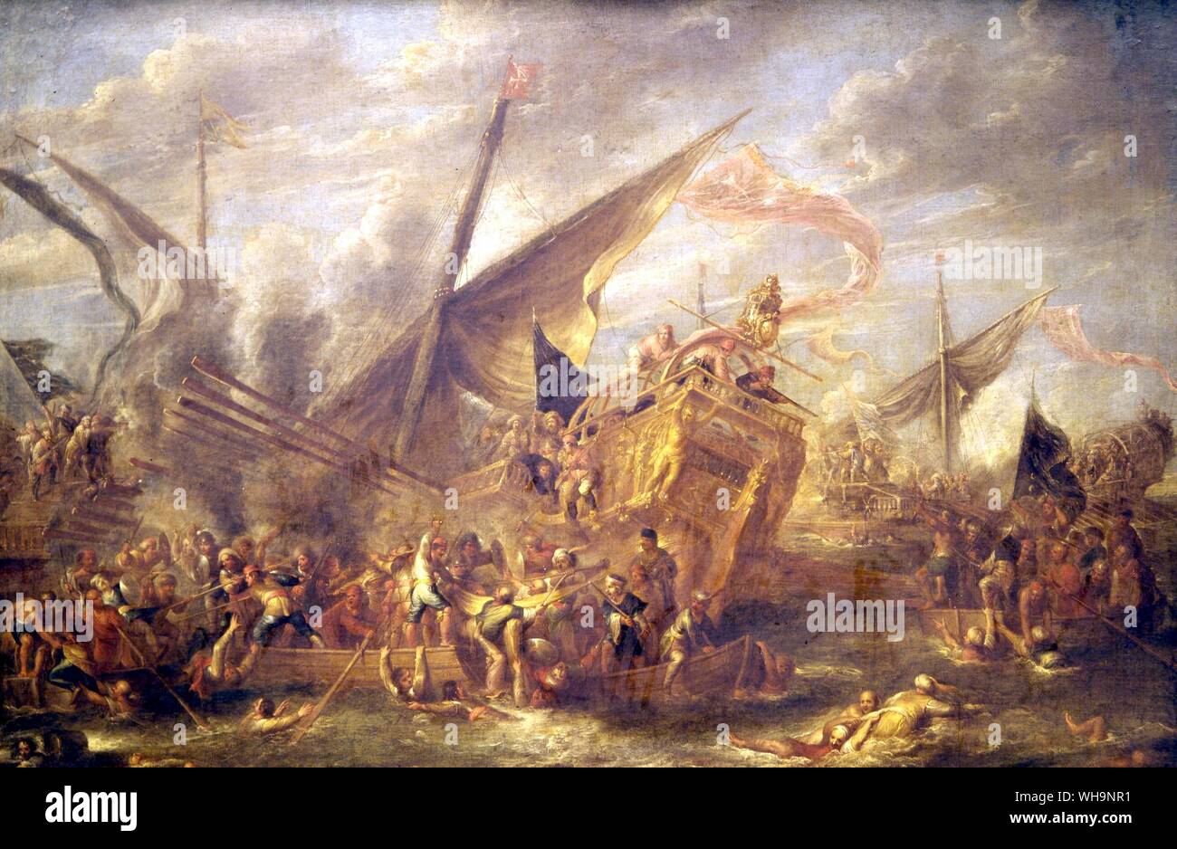 Spanisch Pintura del Capitan Juan de Toledol, 17. Jahrhundert Stockfoto