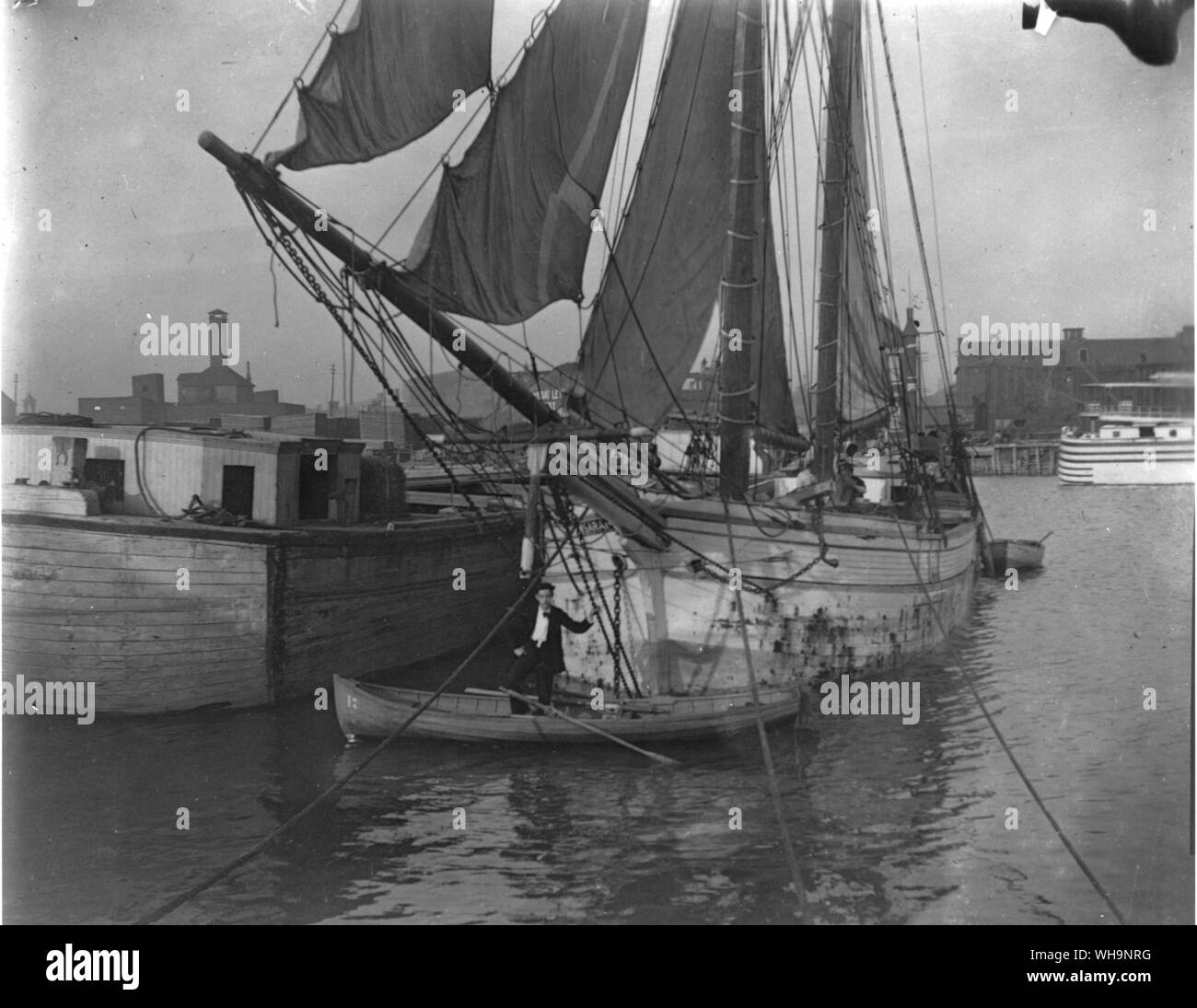 Buffalo Hanbor 1860-1869 Stockfoto