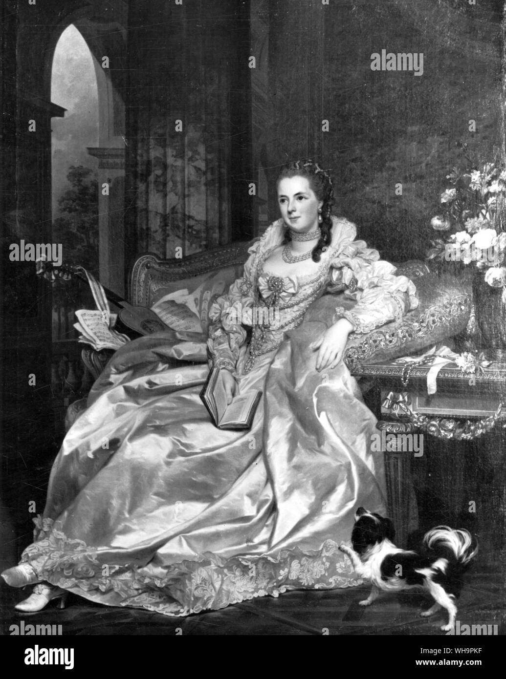 Septimanie, Comtesse d'Egmont, Tochter des Duc de Richelieu Stockfoto