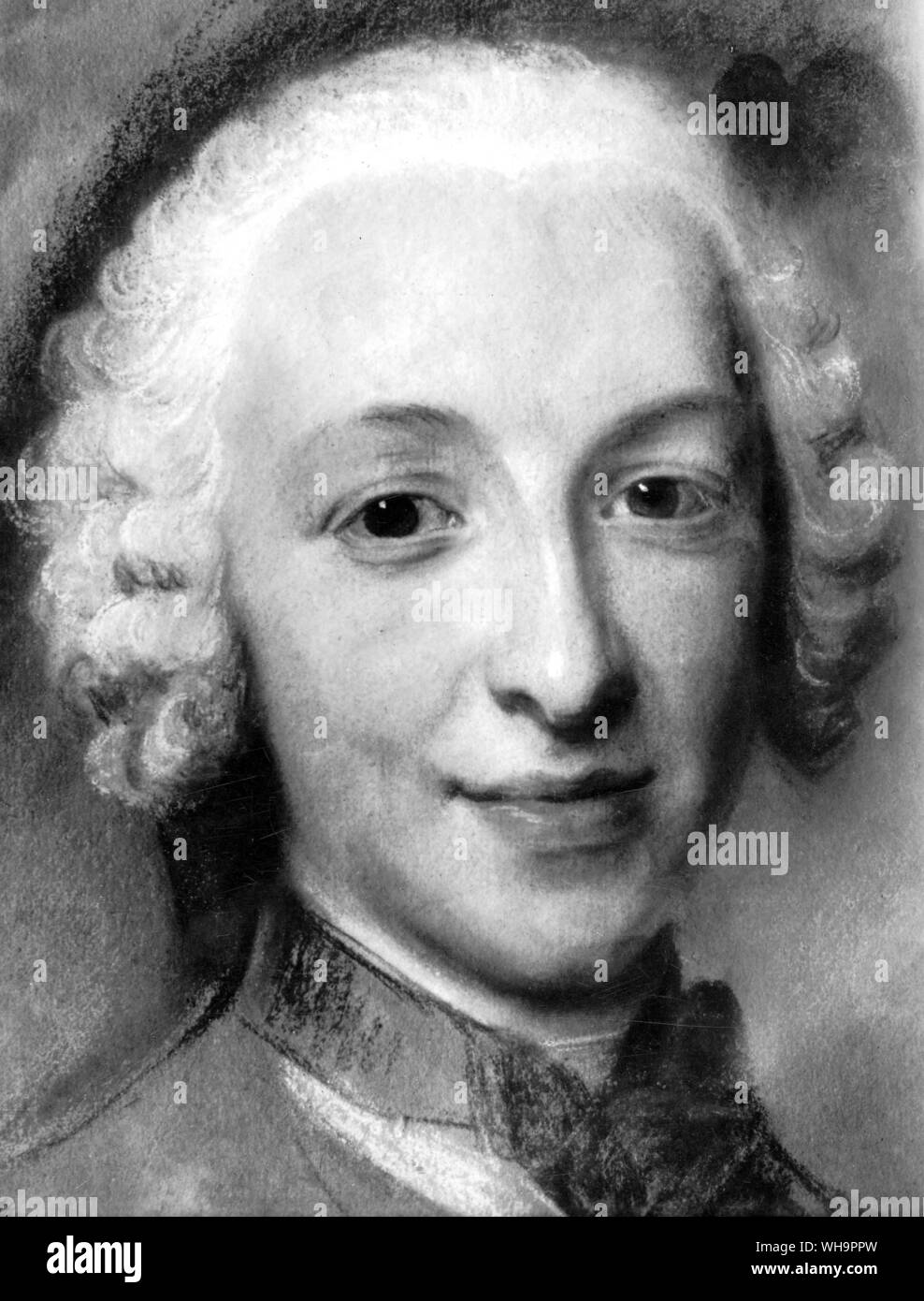 Paris de Monmartel, von Maurice Quentin De La Tour Stockfoto