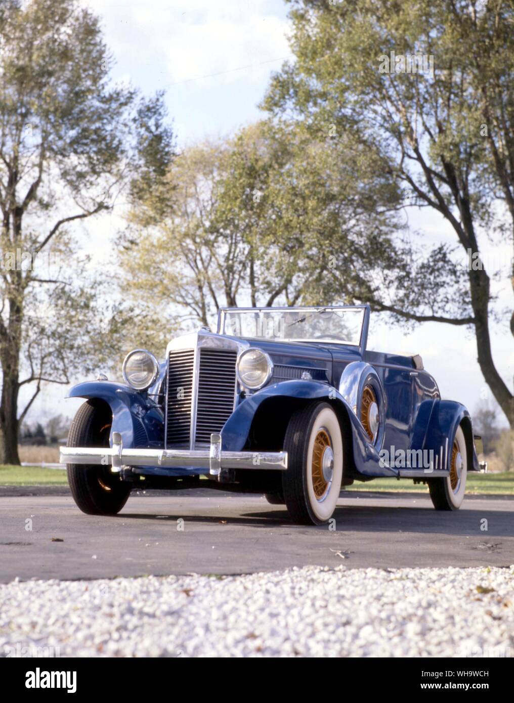 Marmon's 8046 cc V16 war einer der großen amerikanischen Klassiker. Dies ist ein 1933 Coupé Cabrio Stockfoto