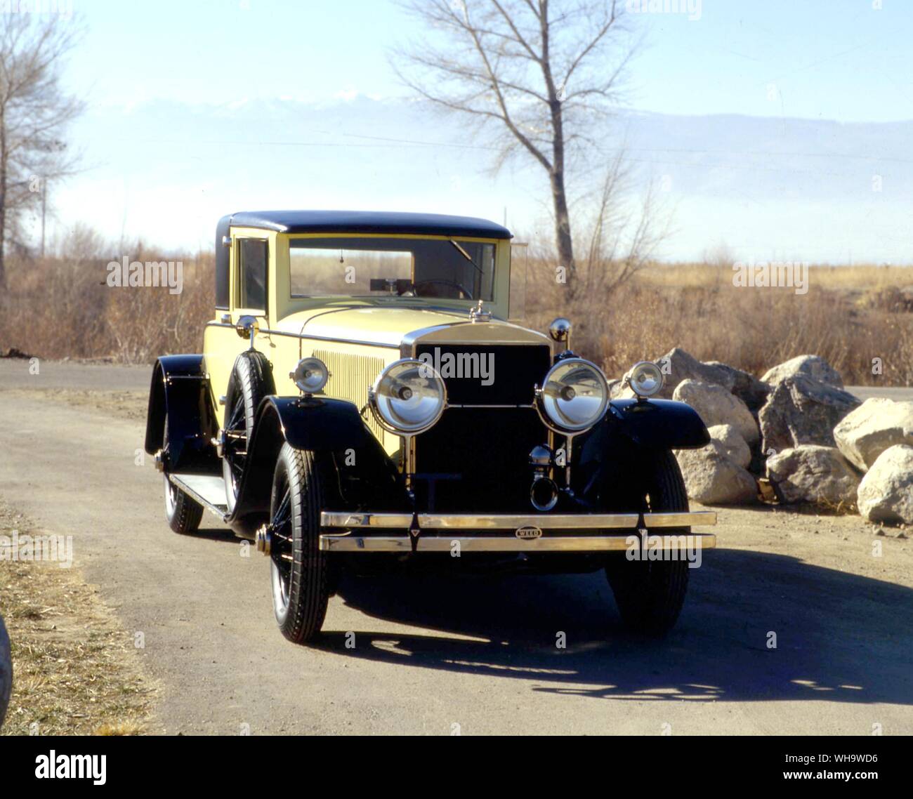 Murphy gebaut Das coupé Körper auf das Jahr 1925 Doble Serie E Luxus Dampf Auto, Abner Doble persönliches Fahrzeug Stockfoto