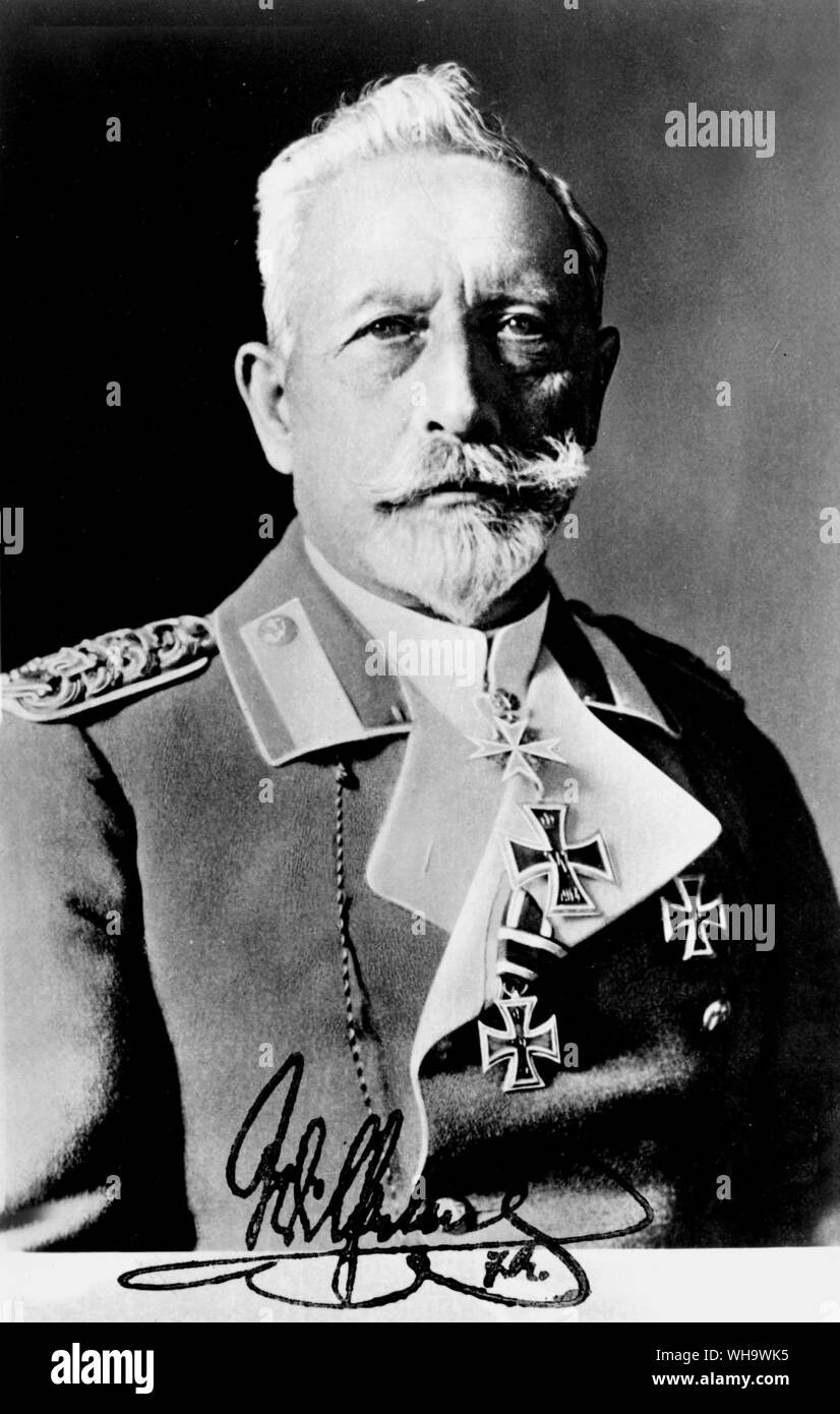 WW1/autographiertes Foto von Kaiser Wilhelm II. von Deutschland. Stockfoto