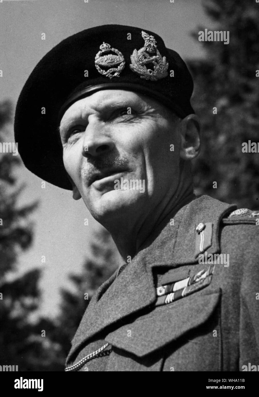 WW2: Feldmarschall Montgomery. Stockfoto