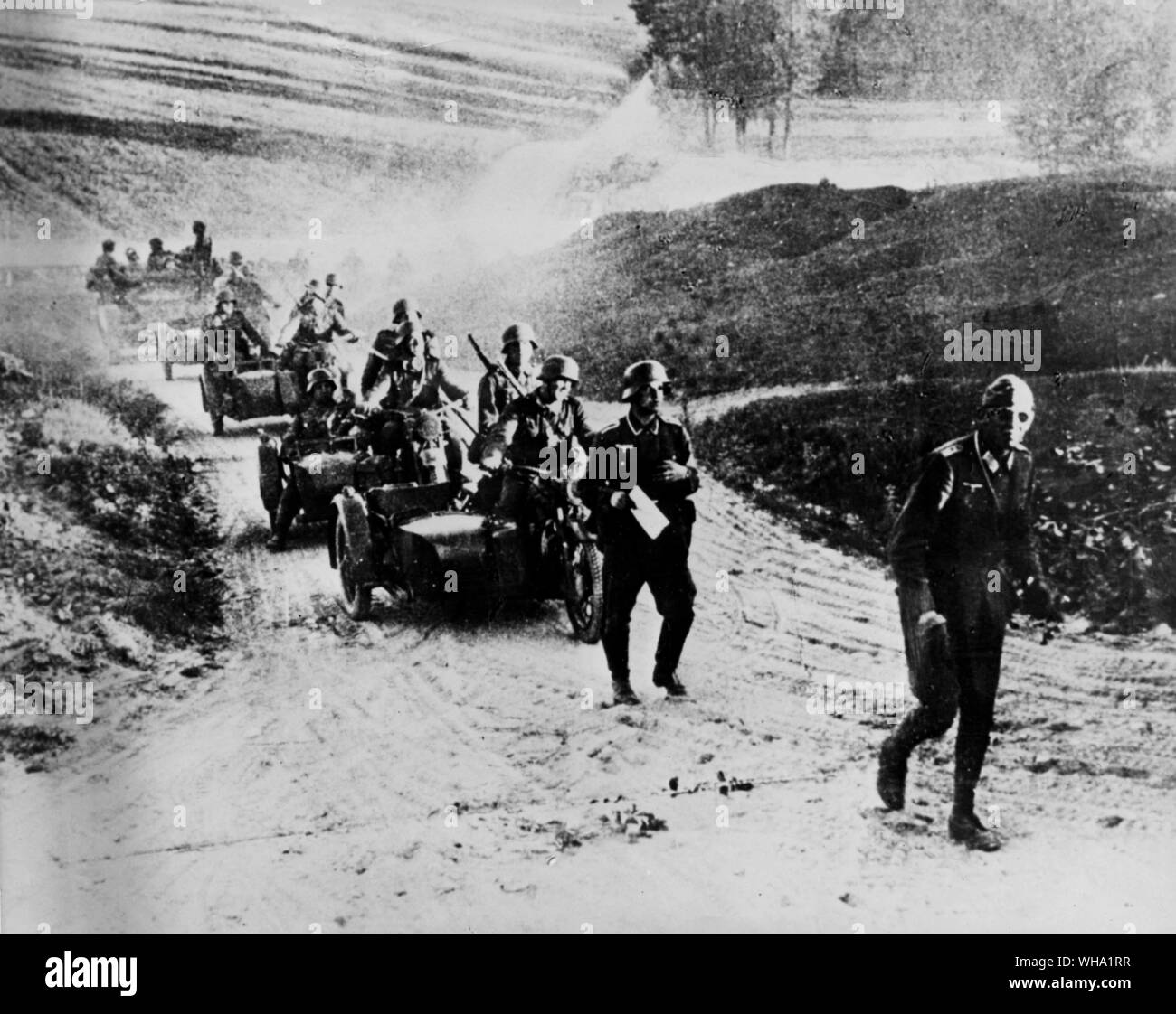 Wk 2: deutsche Invasion in Russland Stockfoto