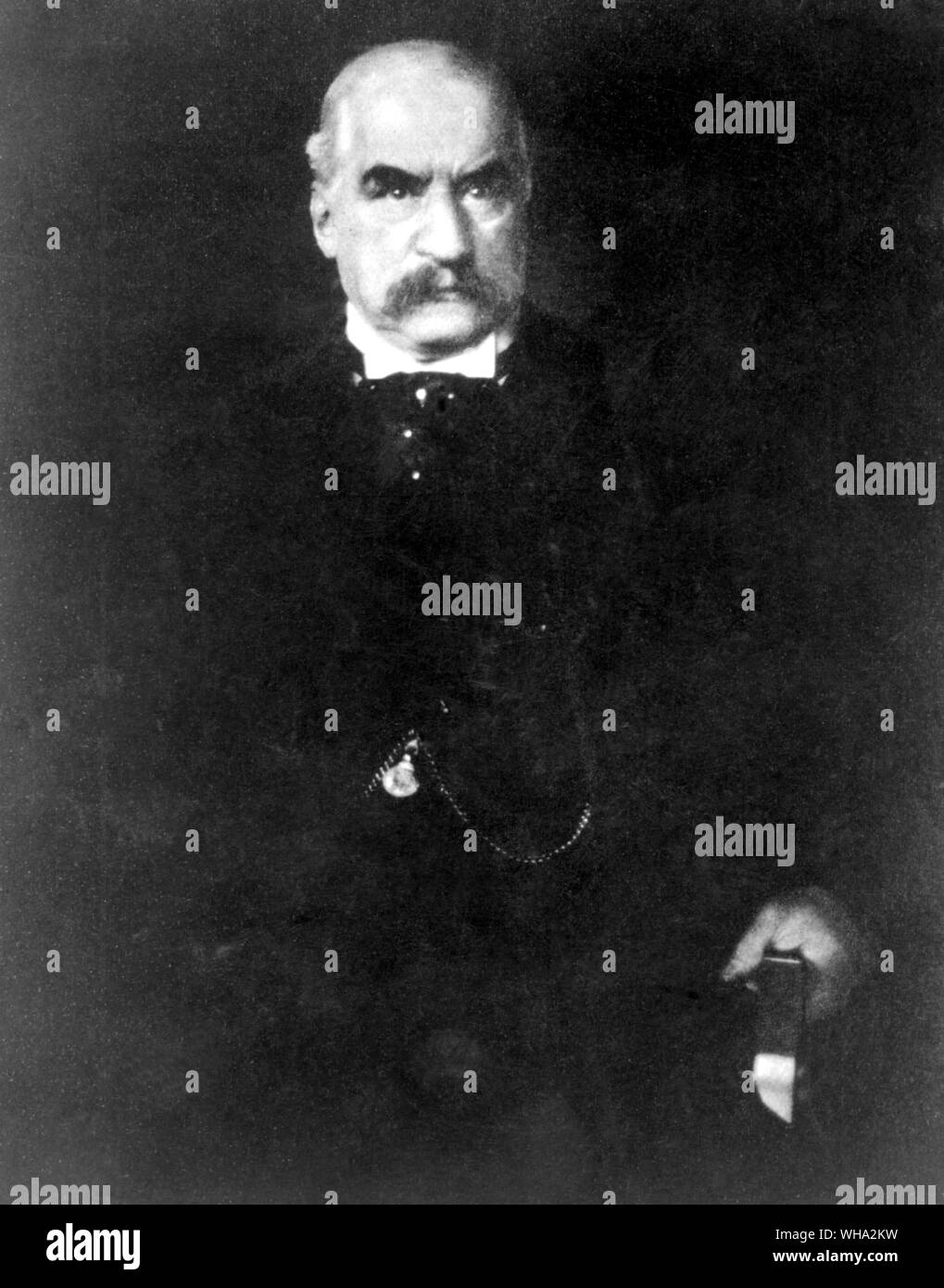 John Pierpont Morgan (17. April 1837 - 1913) - Der Steichen kamera Portrait. John Pierpont Morgan. John Pierpont Morgan, Sr. (J. S. Morgan) US-Geschäftsmann, Finanzier, und Stahl Industrielle; Mitbegründer von U.S. Steel Corp. 1901 1837-1913 Stockfoto