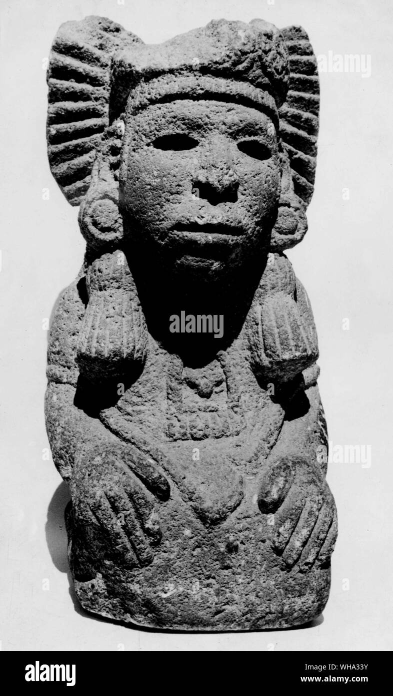 Aztekische Göttin. 1325-1521. Stockfoto