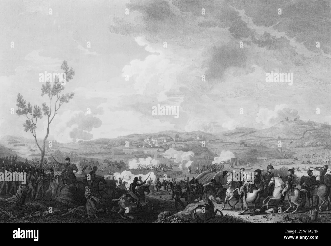 Schlacht von Vimiero, August 1808 21. Napoleonischen Krieg. Stockfoto