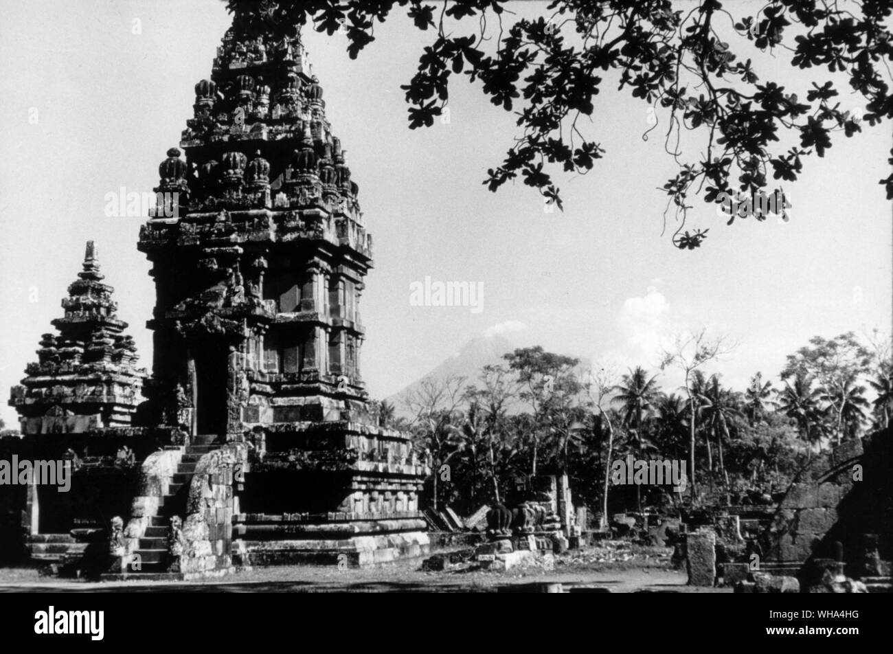 Hindu-Tempel von Prambanan Stockfoto