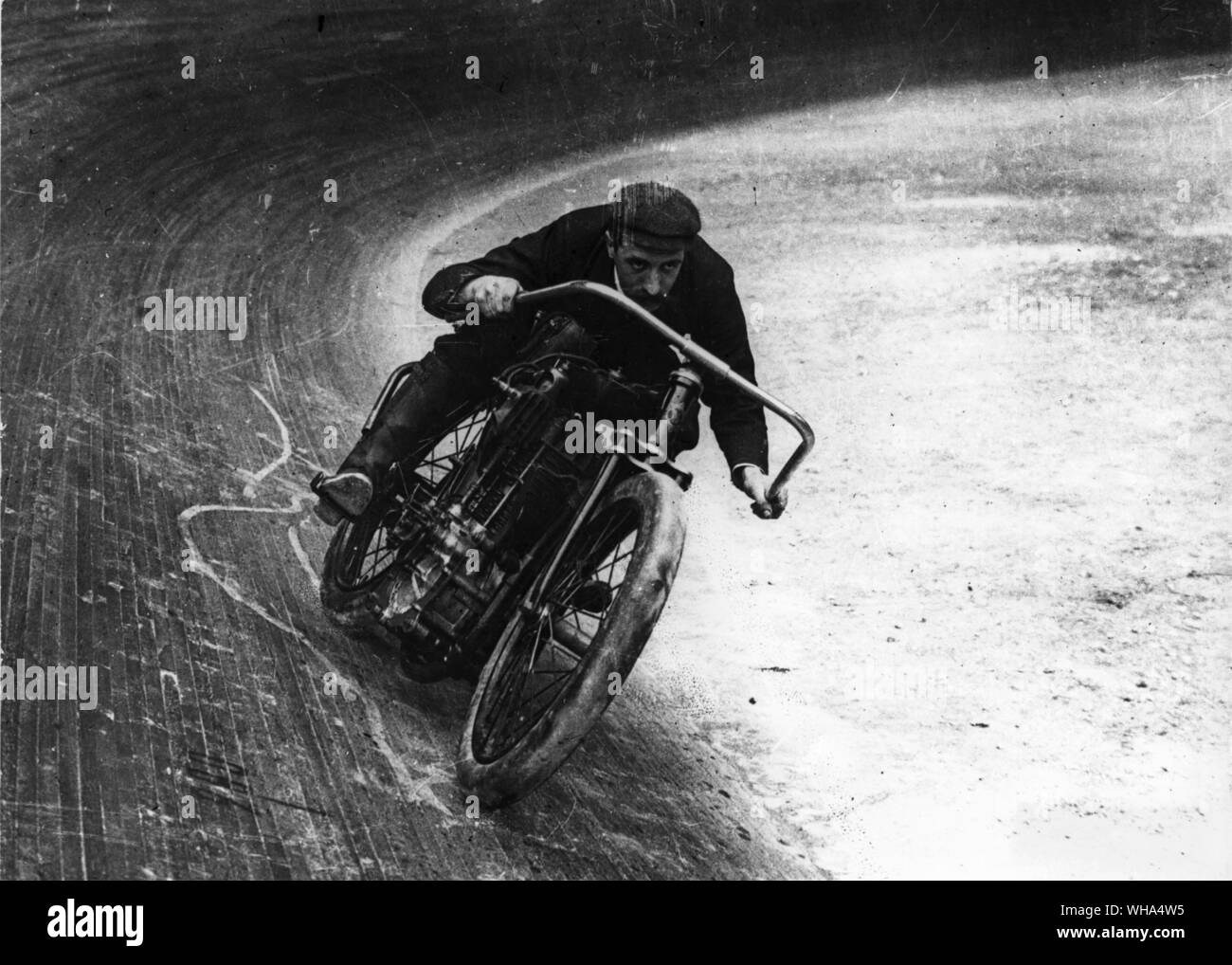 Motorrad Racing. c 1910. Frankreich? Stockfoto