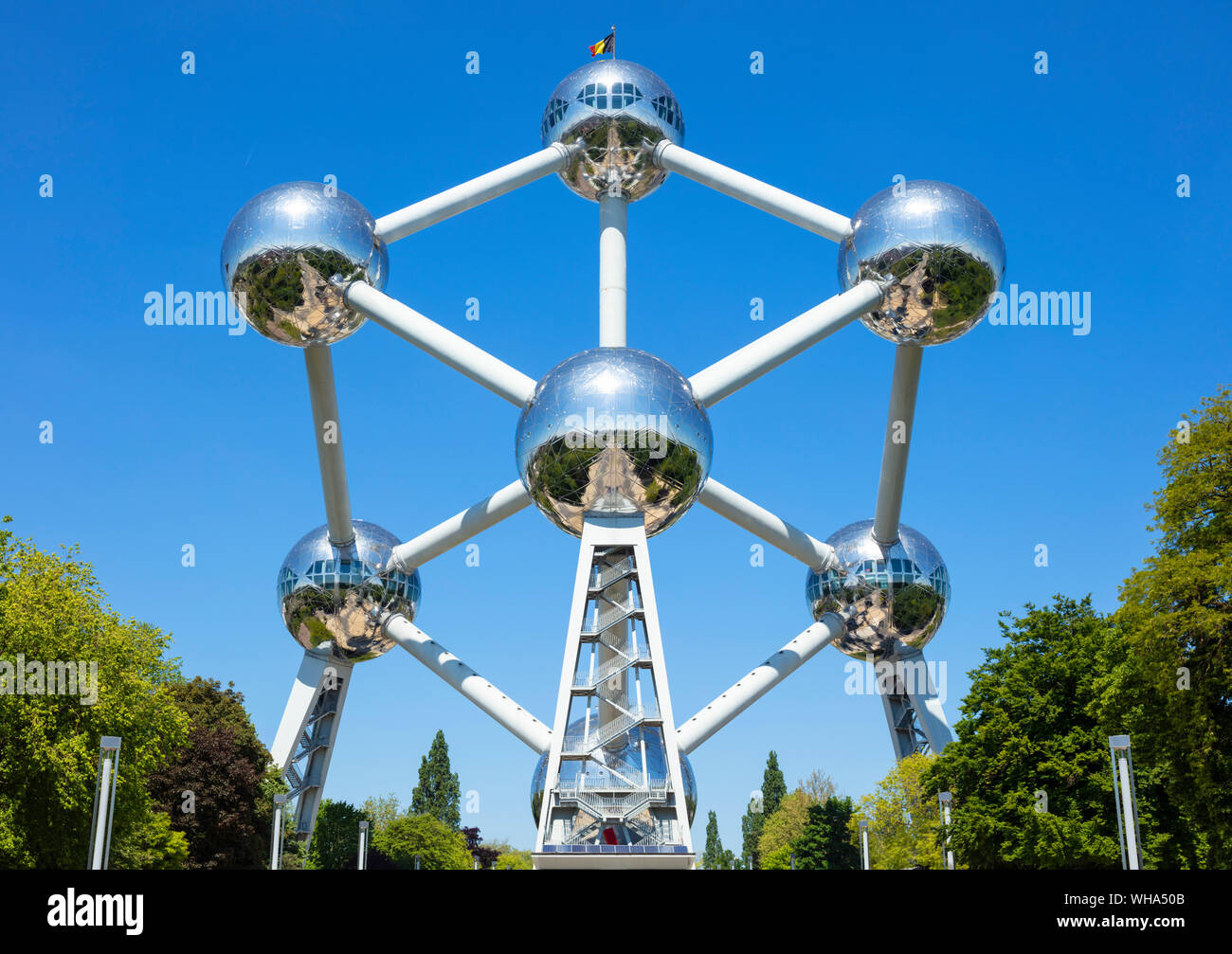 Brüssel Atomium, square de l'Atomium, Boulevard de Centaire, Brüssel, Belgien, Europa Stockfoto