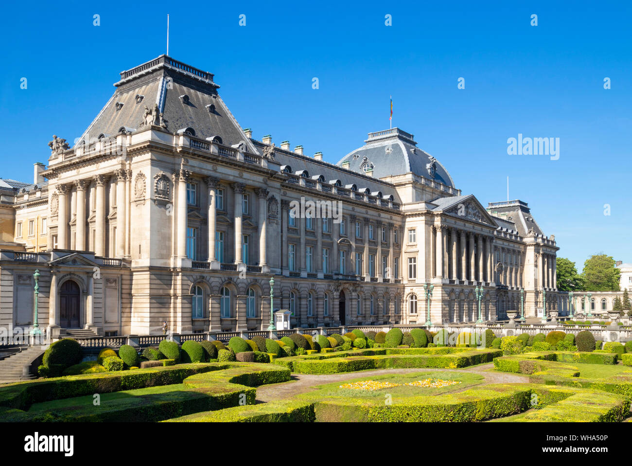 Palais Royale (Brussels Royal Palace), Place des Palais, rü Bréderode, Brüssel, Belgien, Europa Stockfoto