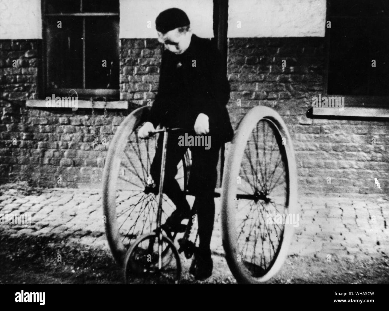 Johnie Dunlops Edlin Quadrant Dreirad Stockfoto