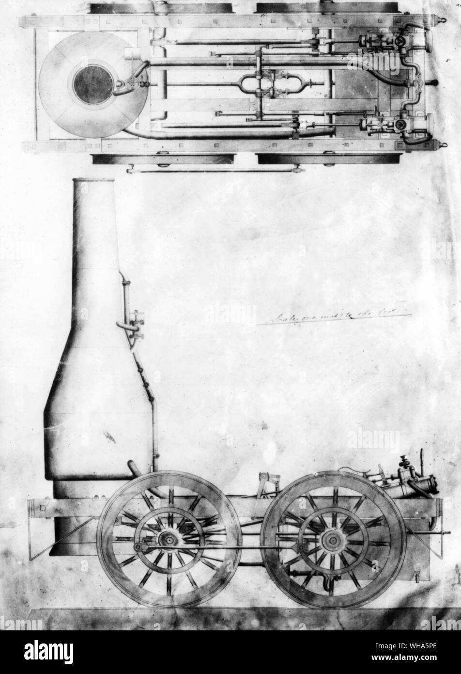 Der beste Freund von Charleston. USA Lokomotiven. 1830 Stockfoto
