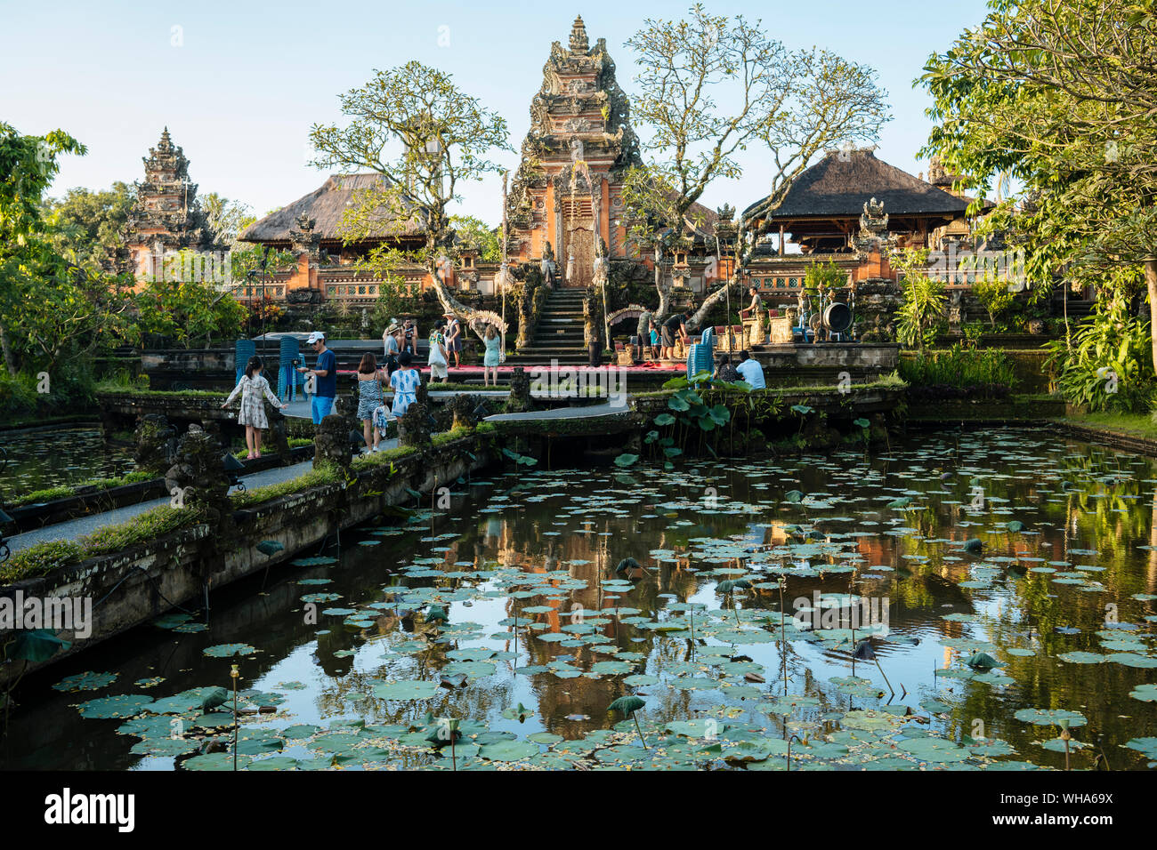 Pura Desa Ubud Wasser Palace, Ubud, Bali, Indonesien, Südostasien, Asien Stockfoto