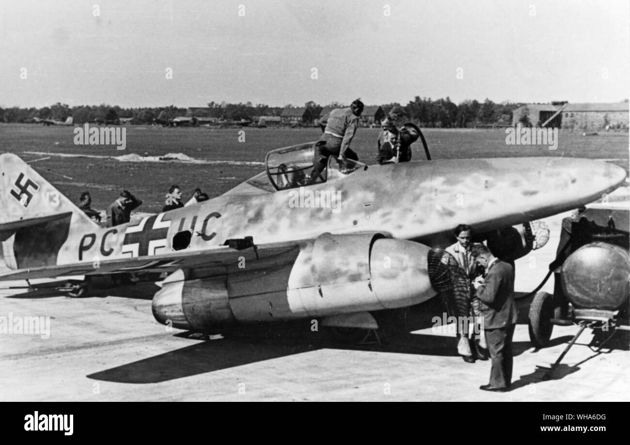 ME 262 v3. 1942 Stockfoto