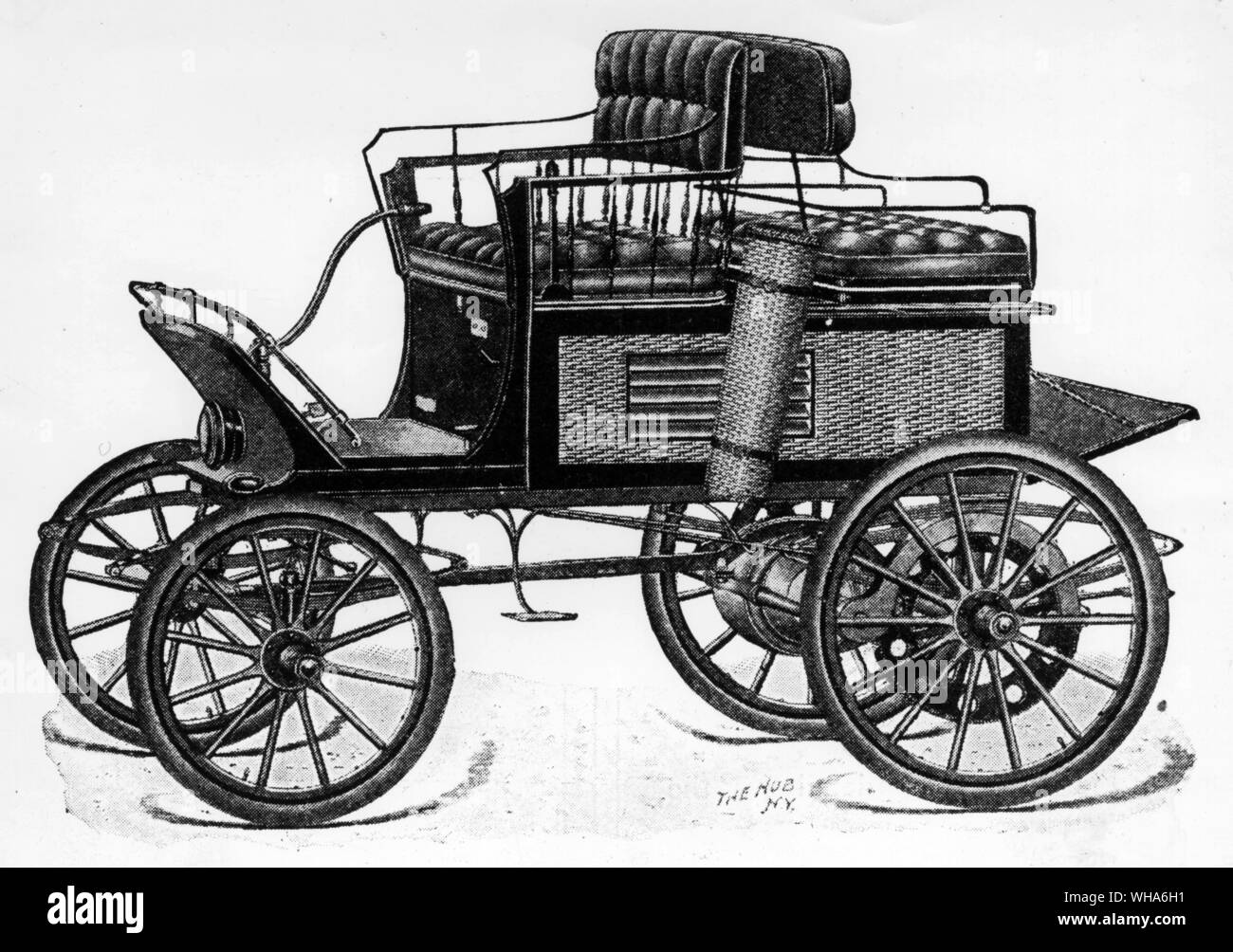1900 American Electric Car. American Electric Co 1899-1902 Stockfoto