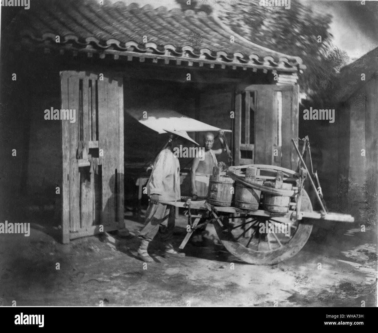 Peking Wasserträger c 1860 Stockfoto