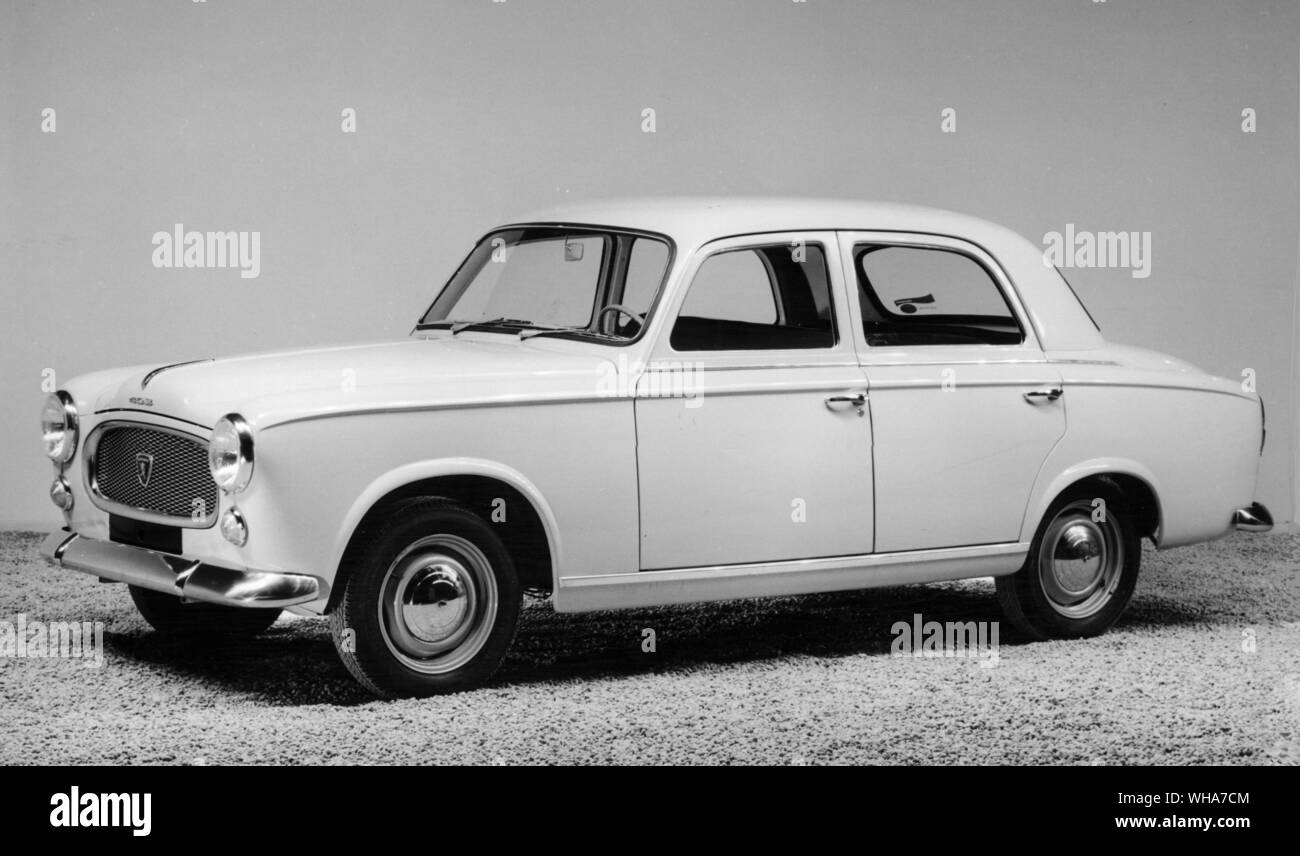 1963 Peugeot. Berline Luxe 403 Sept Peugeot Stockfoto