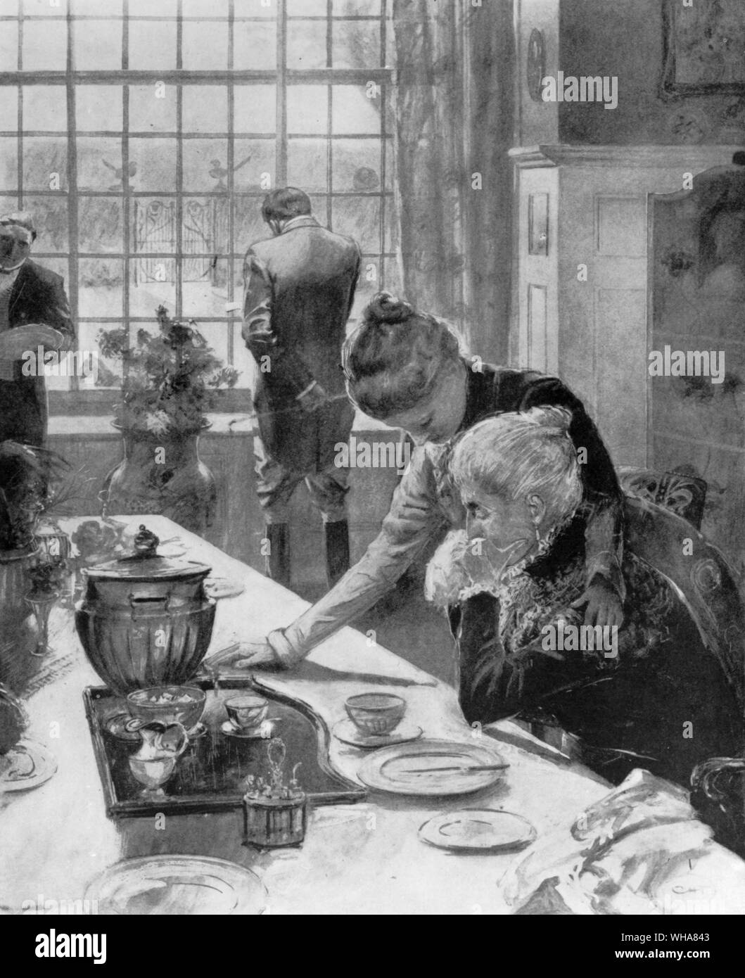 Der Krieg in der Halle. Durch C H Taffs gezeichnet. Dezember 1899 Stockfoto