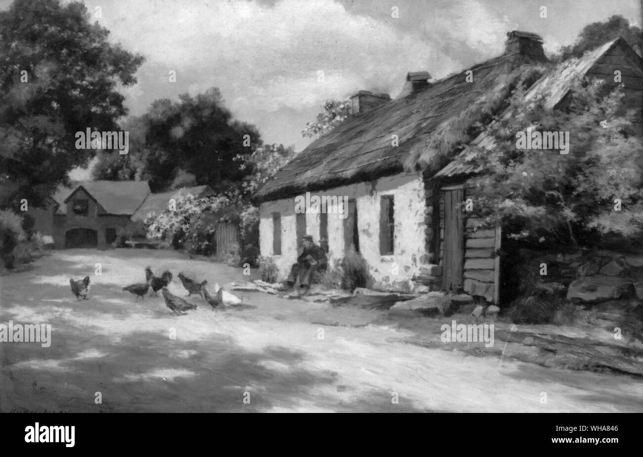 Altes Landhaus, Killin. von Hugh Allan Stockfoto