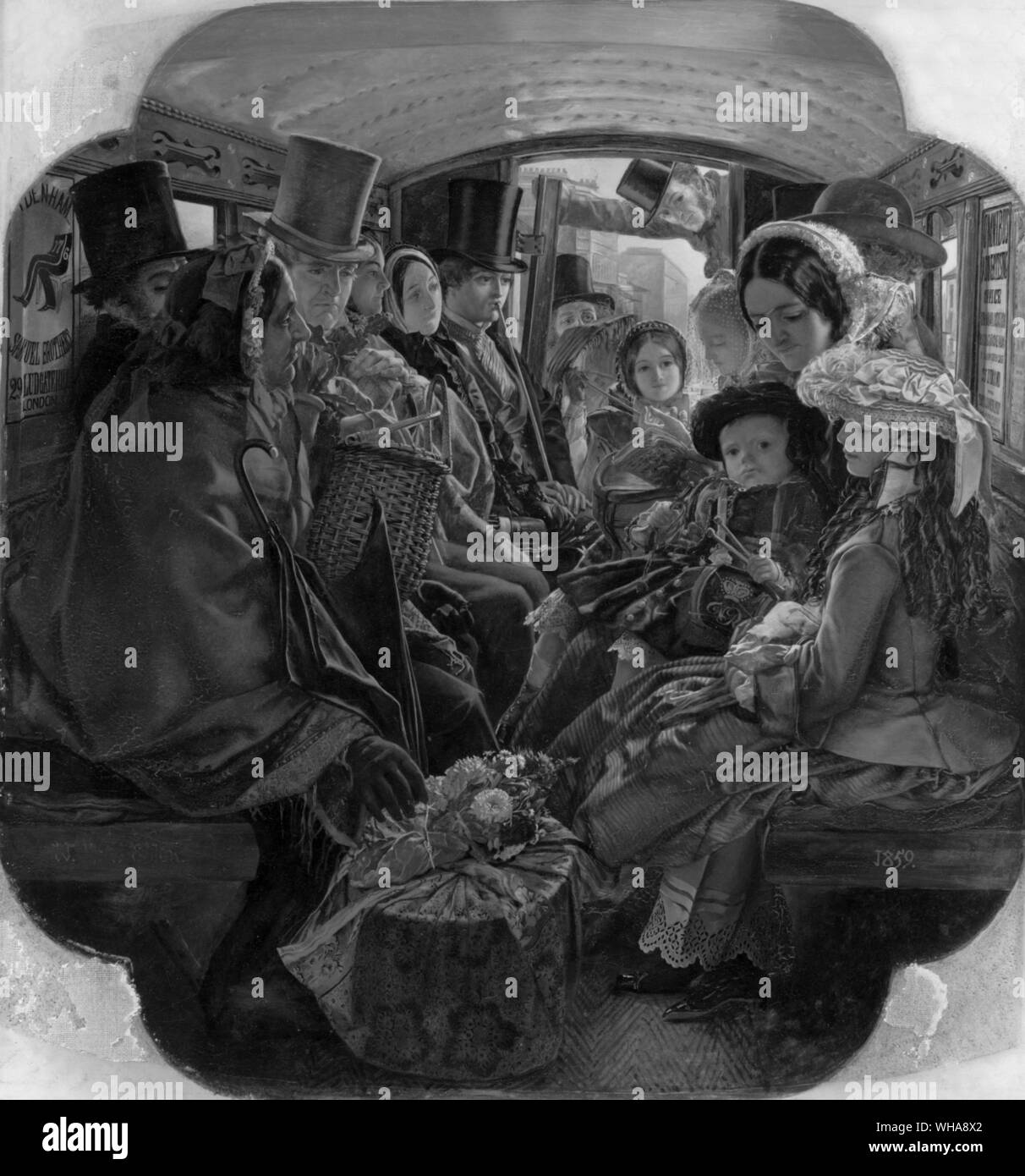 Omnibus Leben in London Stockfoto