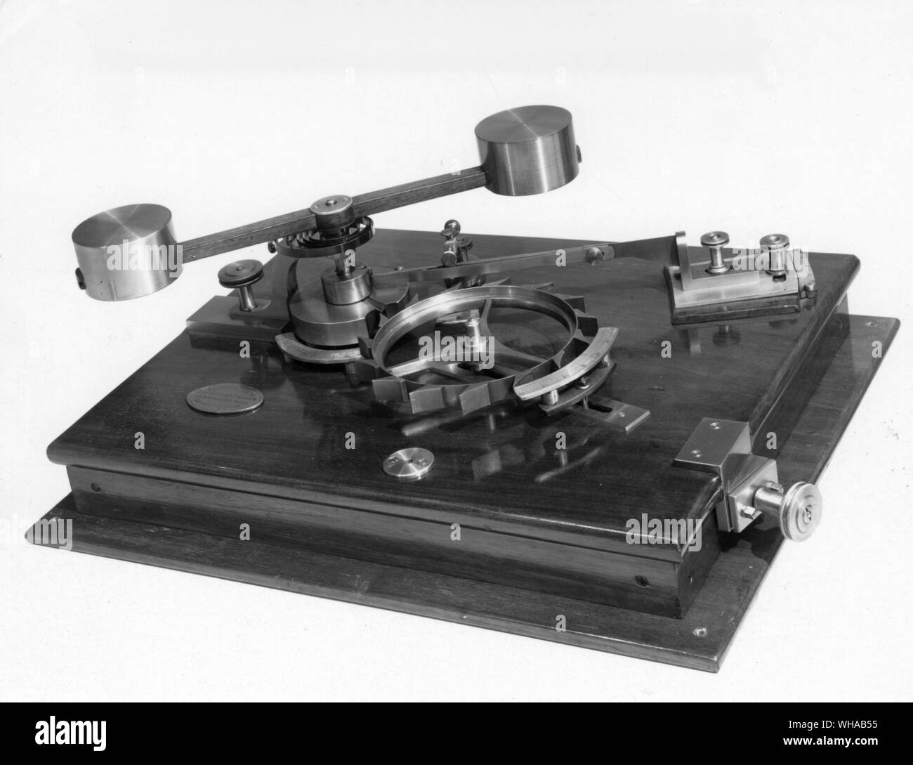 Große Modell der Chronometer Hemmung von Thomas Earnshaw, Modell, die mit einem W Curzon Stockfoto