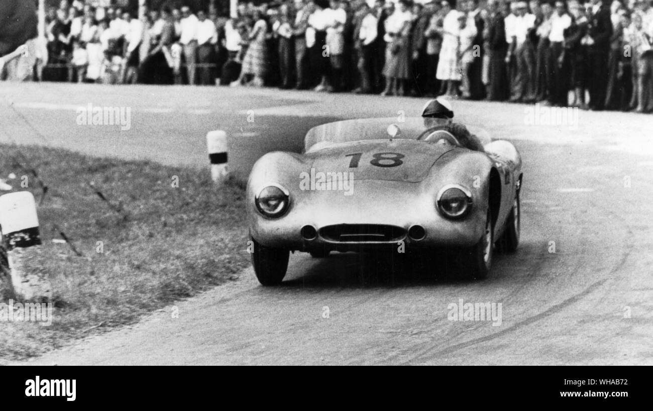 1957 Borgward Rennsport am Salzburger Gaisberg Bergrennen Stockfoto