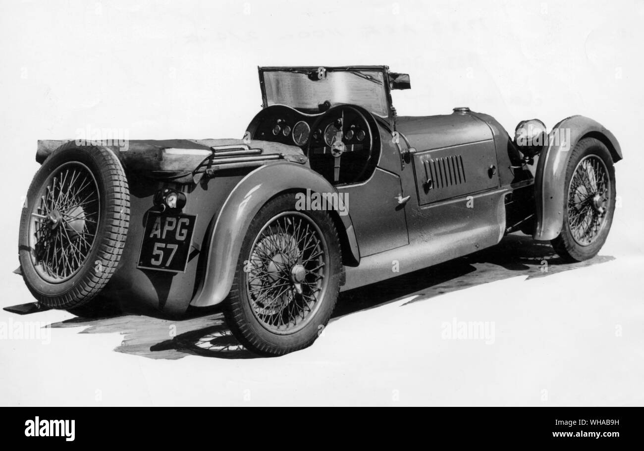 1933 Alta 1100 cc schließen Viersitzer gekoppelt Stockfoto