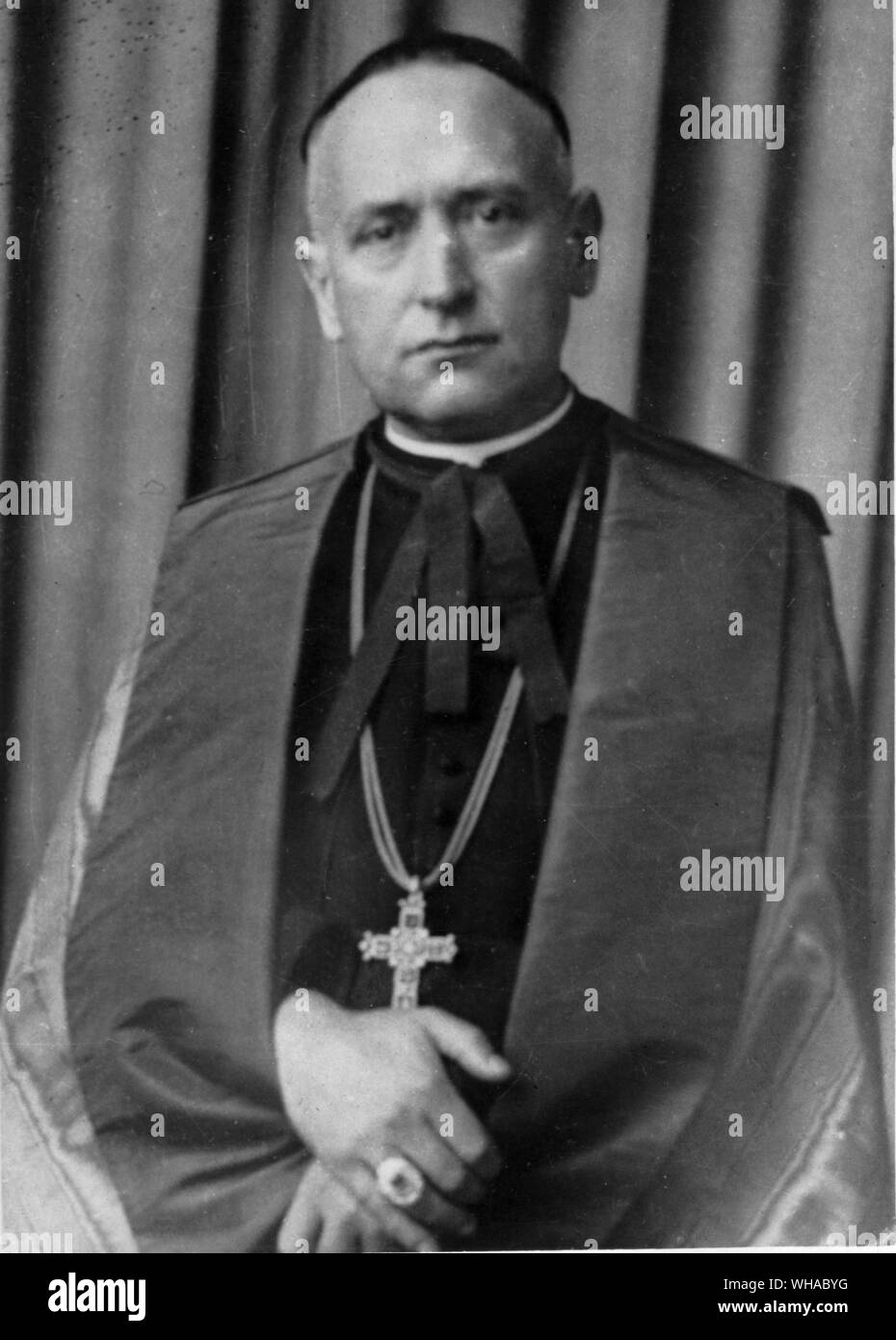 Kardinal Mindszenty von Ungarn wurde von der kommunistischen Regierung inprisoned Stockfoto