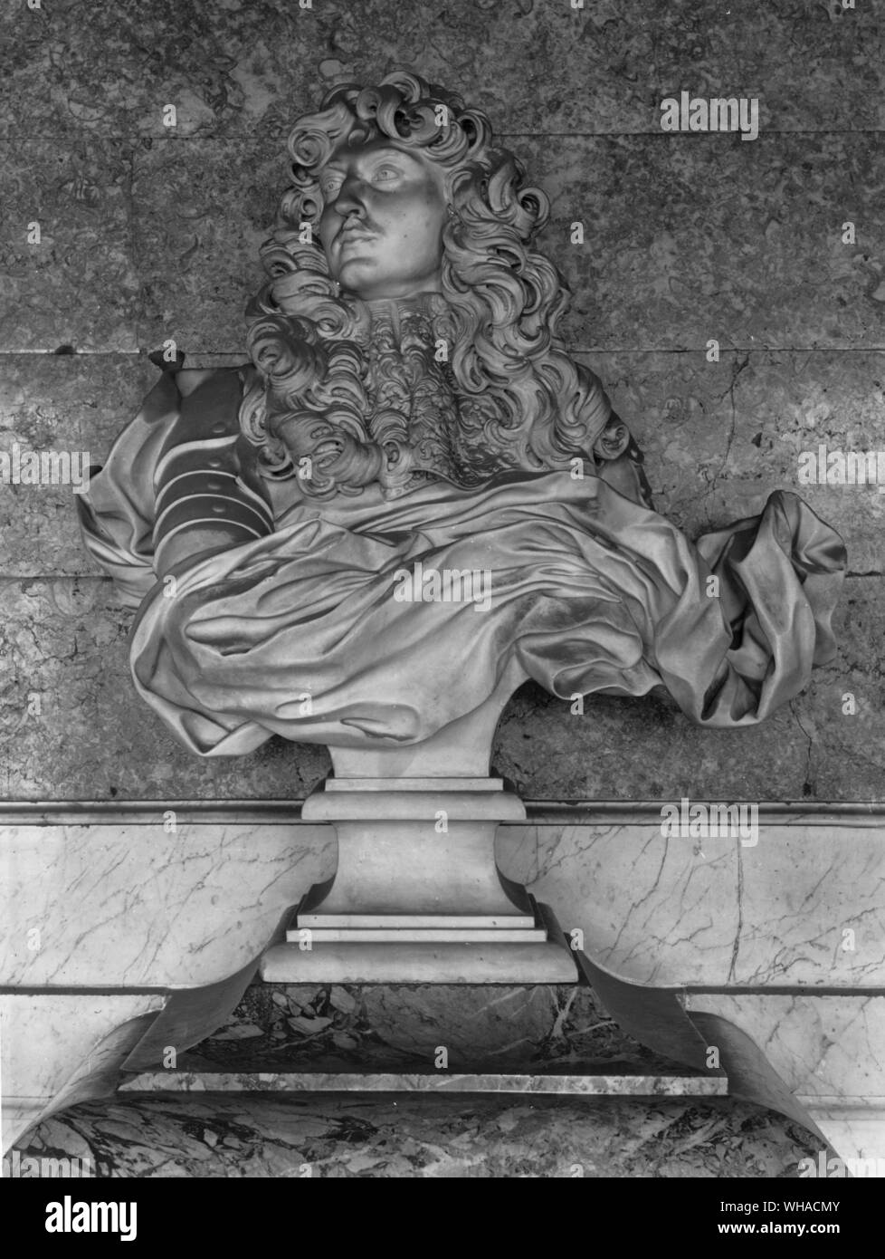 Gian Lorenzo Bernini. Büste von Ludwig XIV. 1665. Versaille Stockfoto