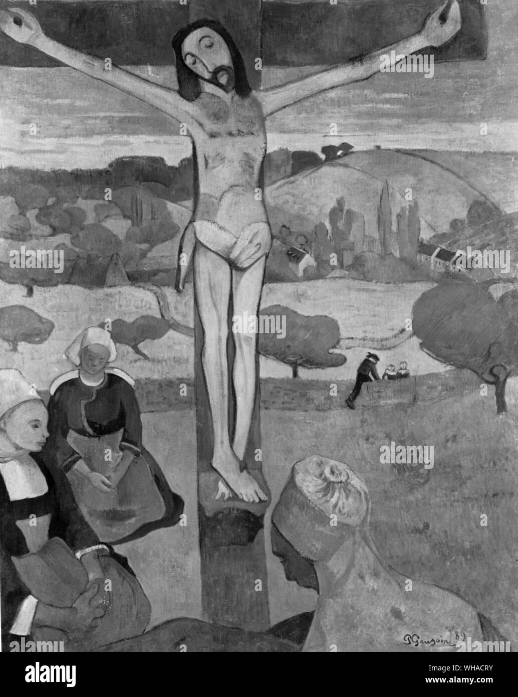 Paul Gaugin. Der gelbe Christus. 1889 Stockfoto