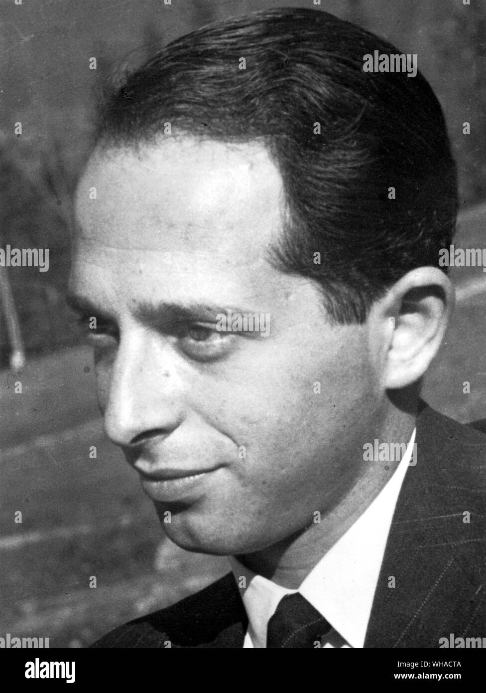 Gerhart Riegner Vertreter des Jüdischen Weltkongresses in Genf Stockfoto Gerhart Riegner Vertreter des Jüdischen Weltkongresses in Genf Stockfoto