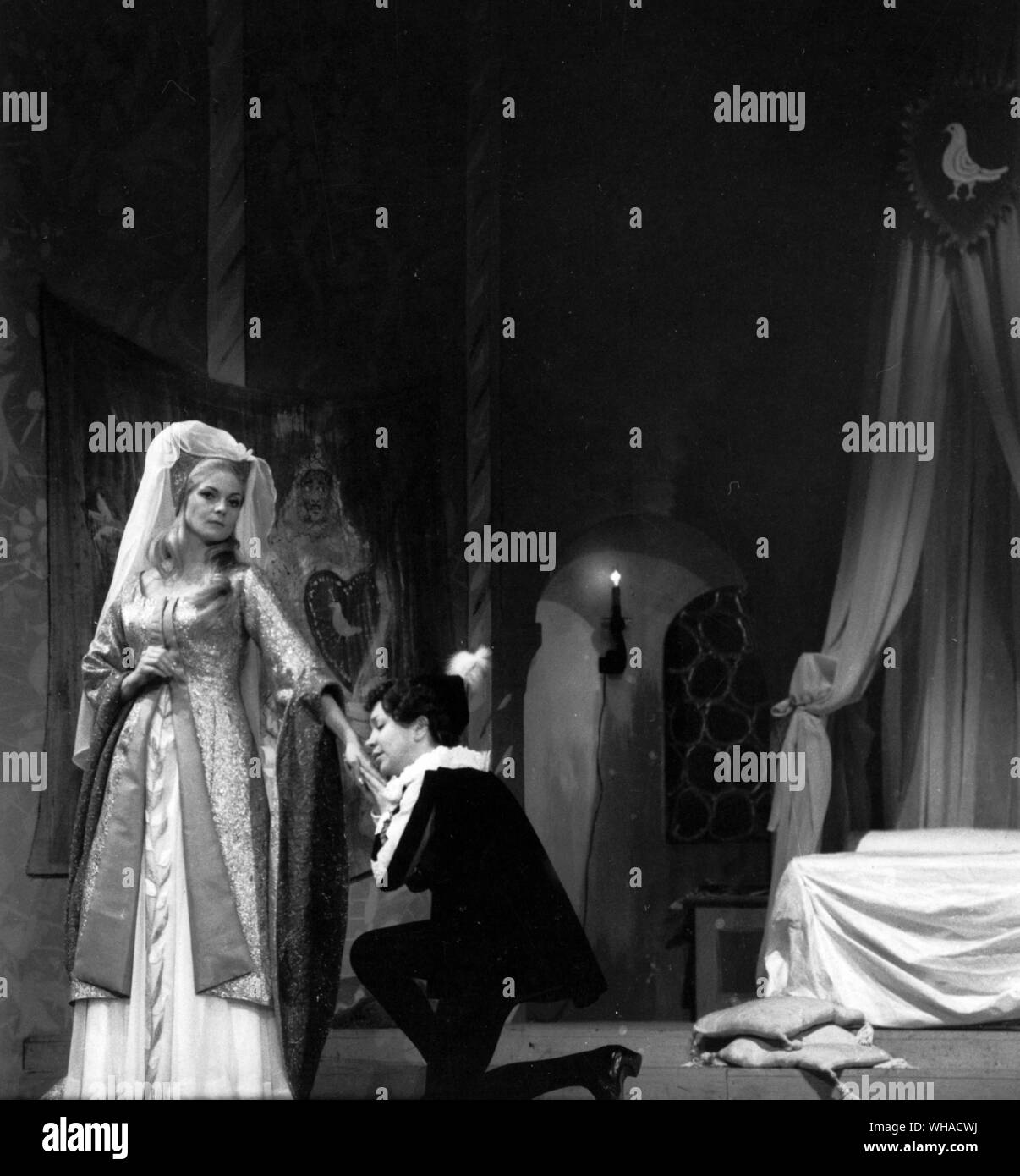 Le Comte Ory von Rossini. Opéra Comique von 1968. Elaine Manchet. Jane Berbie Stockfoto