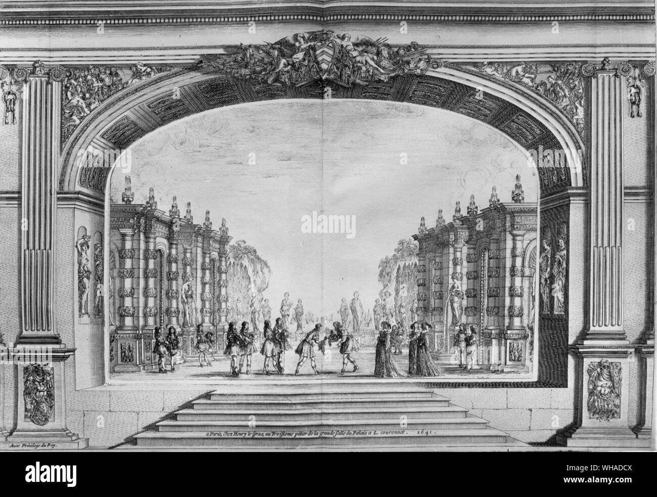 Comedie Francais 1641 Stockfoto