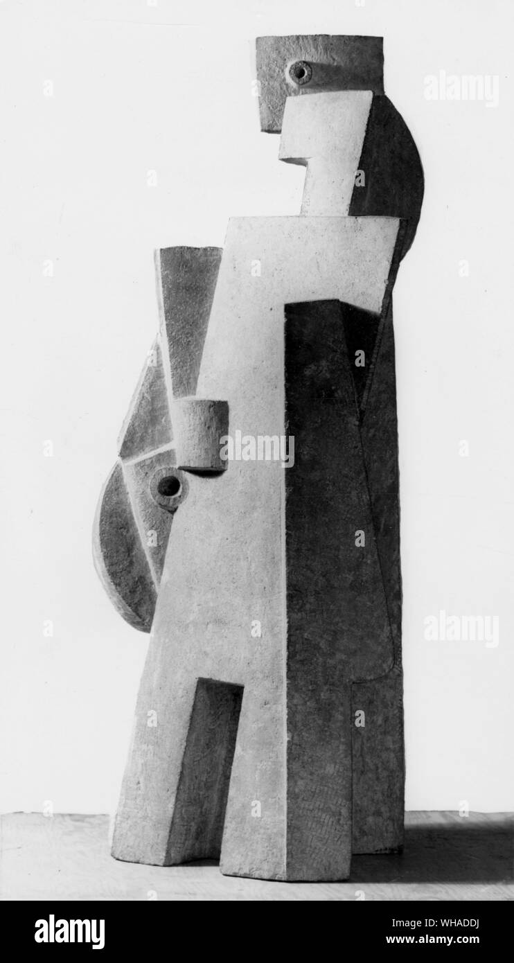 Jacques Lipchitz. Mann mit Mandoline 1917 Stockfoto
