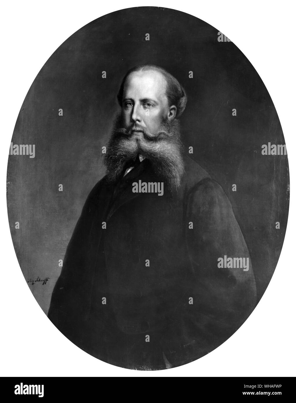 Erzherzog Maximilian von Österreich, Kaiser von Mexiko. Porträt von August Schoefft Stockfoto