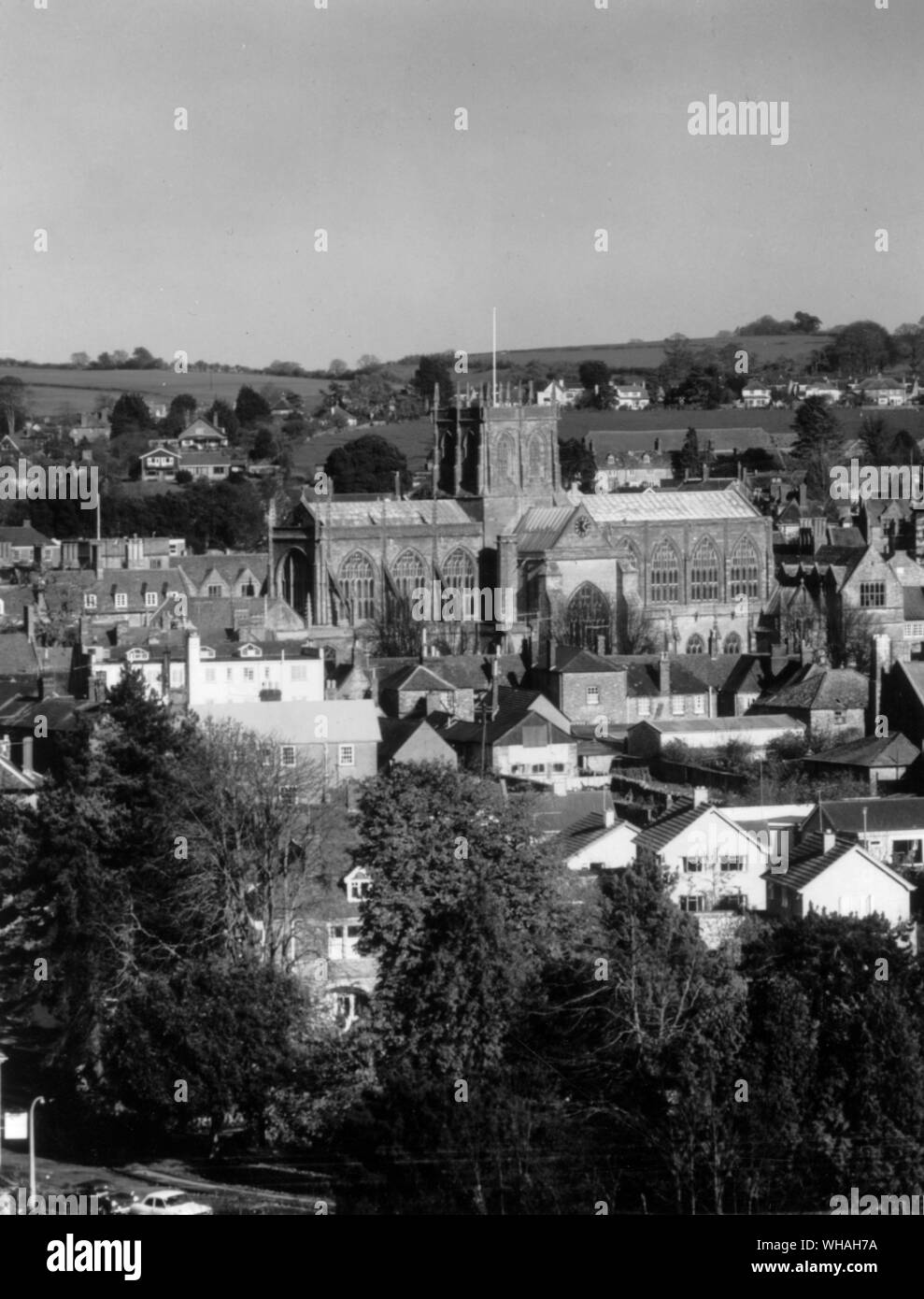 Sherborne Abbey. Dorset Stockfoto