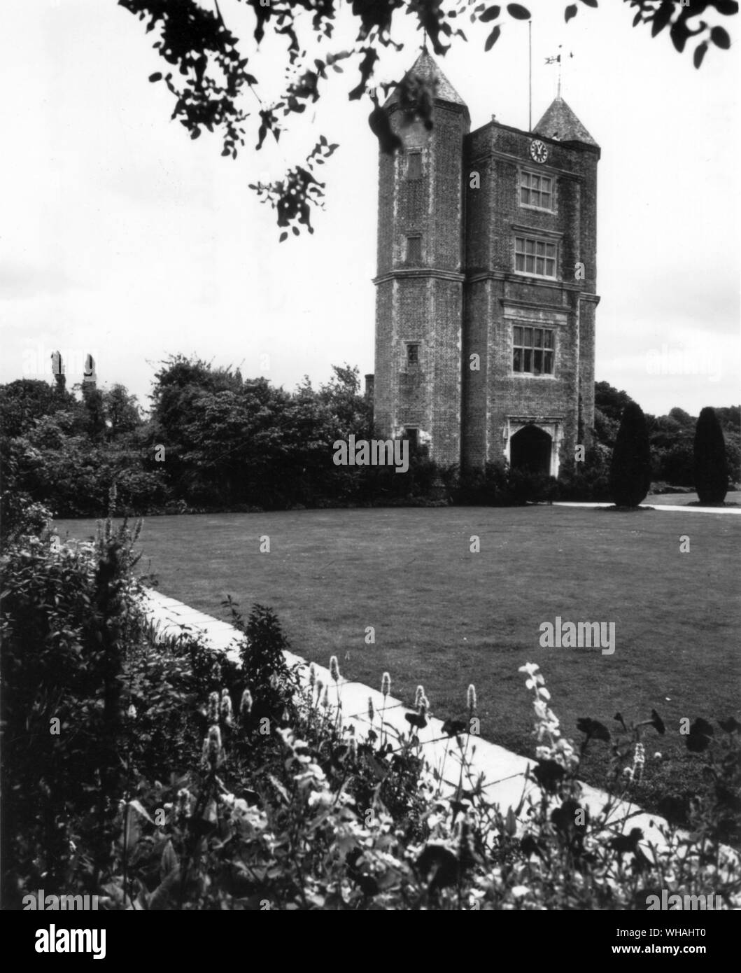 Die Gärten von Schloss Sissinghurst Kent Stockfoto