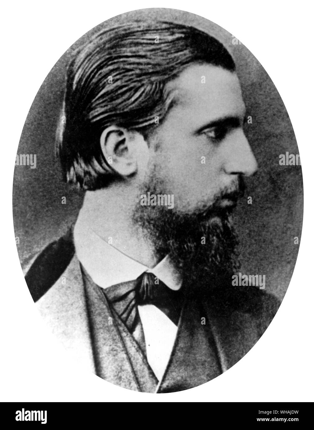 Herman Laroche 1845-1904 einer der ersten Kritiker Tschaikowsky zu schätzen Stockfoto
