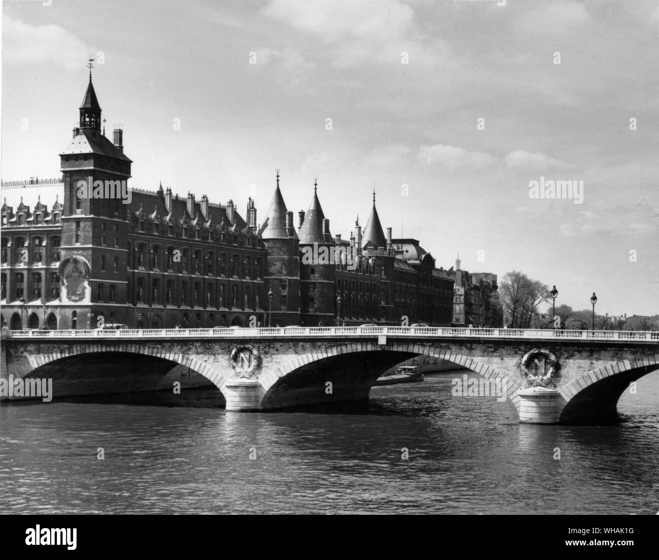 Paris. La Conciergerie Stockfoto