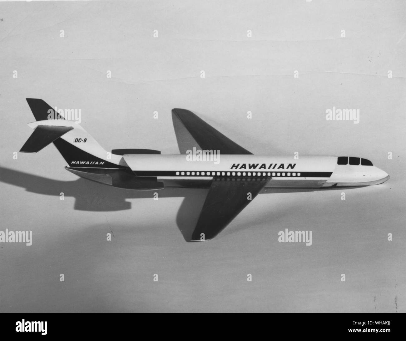 Ein katapult Segelflugmodell gestartet Stockfoto