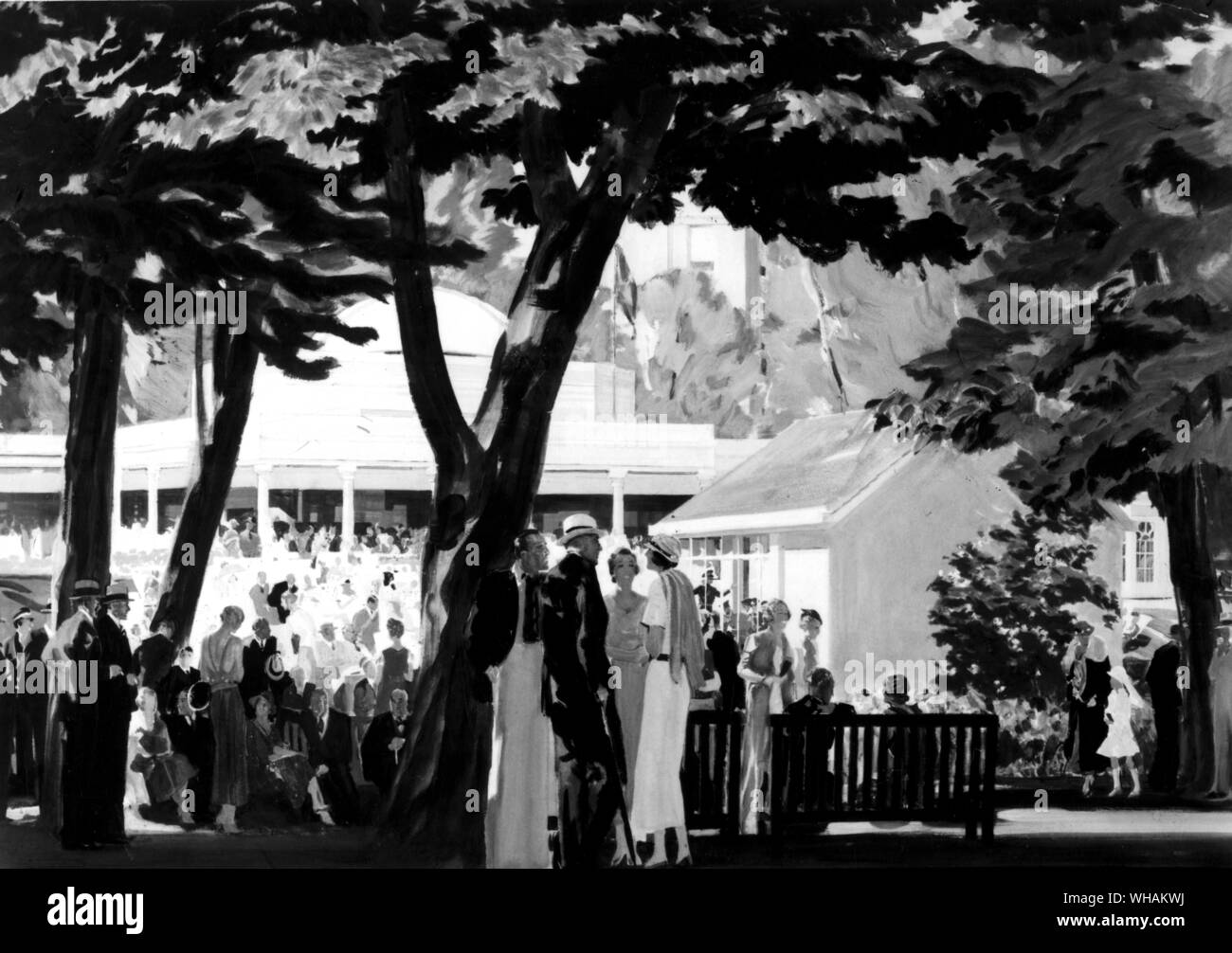 Harrogate Poster Design. von Andrew Johnson Stockfoto