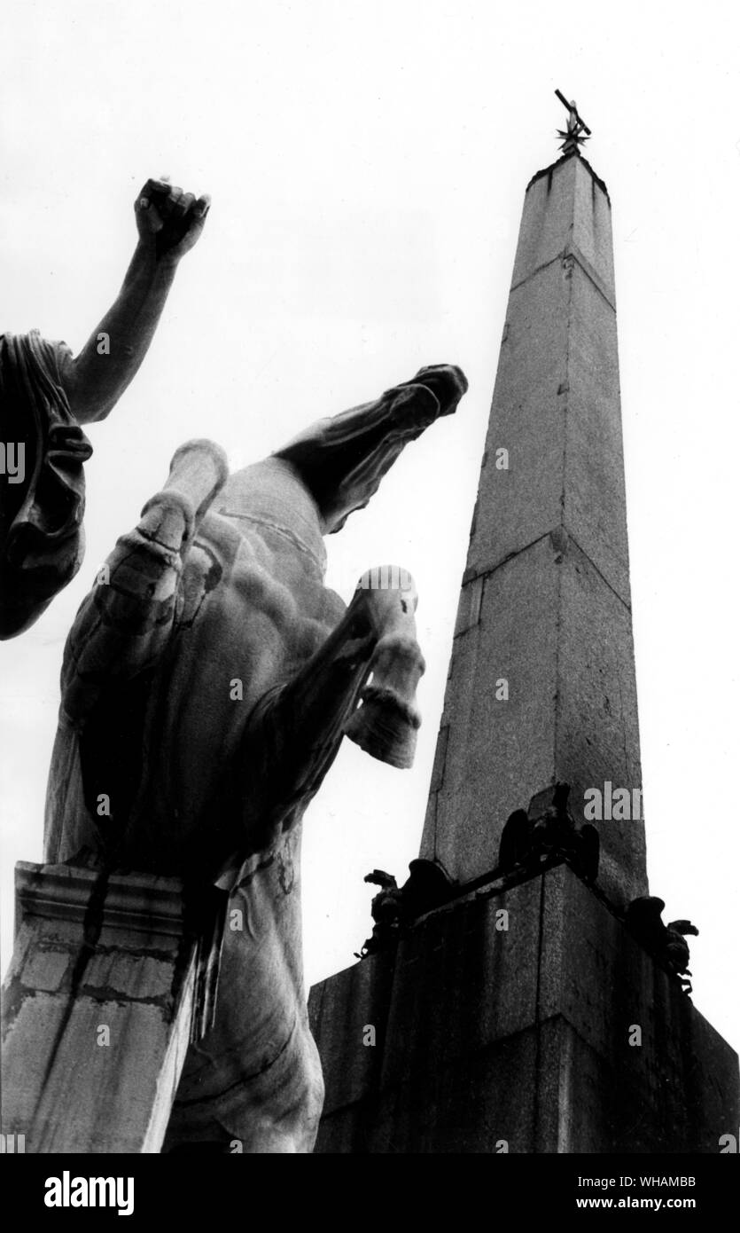 Quirinal. Monte Cavallo Stockfoto