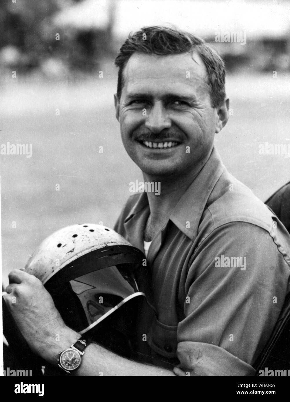 Wilbur Shaw. Warren Wilbur Shaw American Automobile-Rennfahrer. Stockfoto