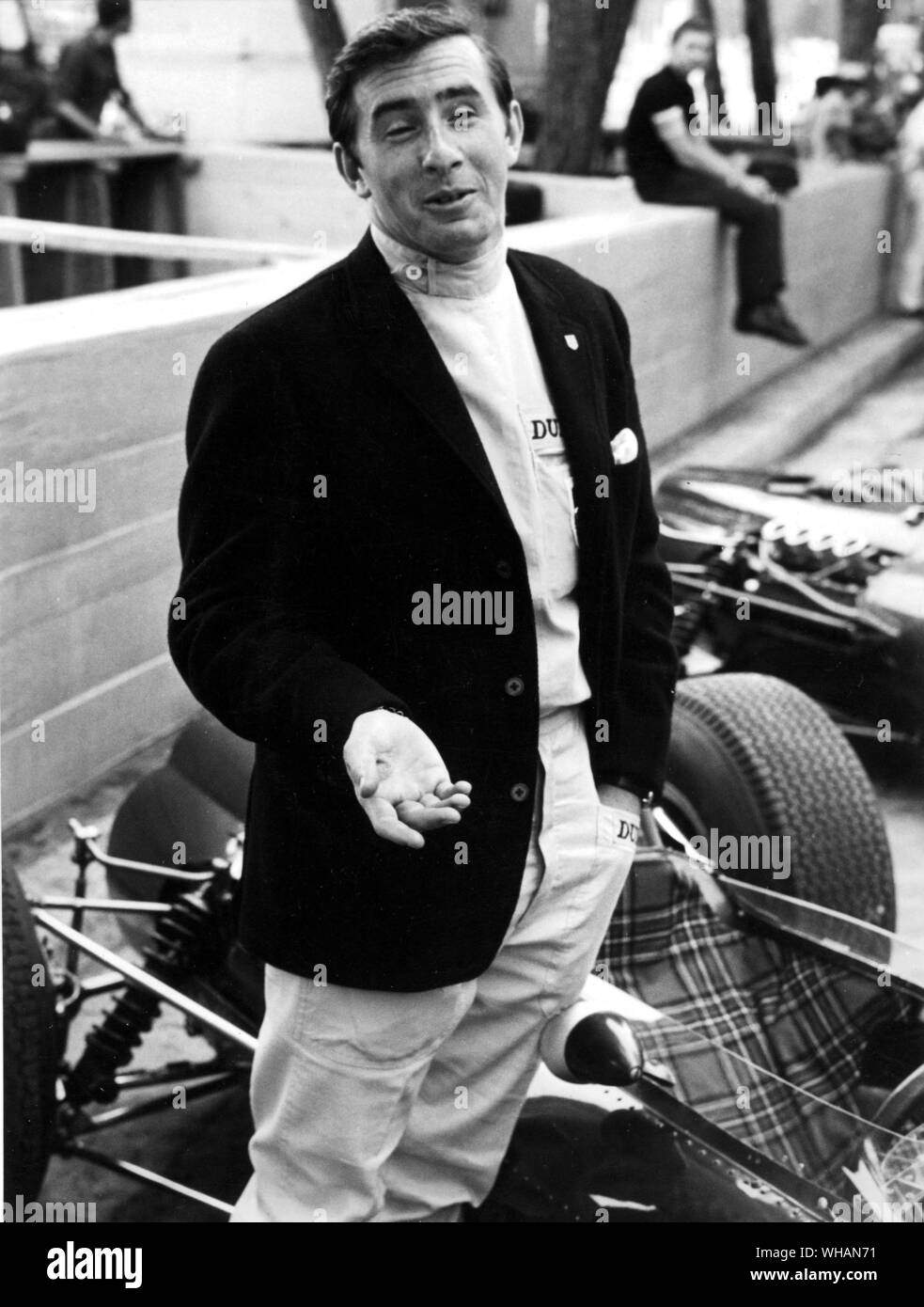 Jackie Stewart Monaco. Stewart, John Young (Jackie) schottischen Automobil Racer; gewann Formel Eins Grand Prix Meisterschaft 1969, 1971, 1973 Stockfoto